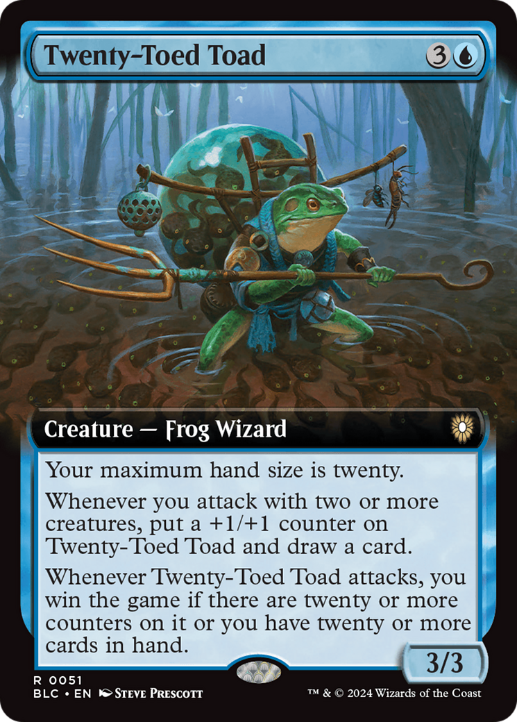 Twenty-Toed Toad - Magic: The Gathering - MoxLand