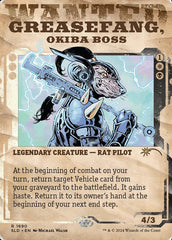 Presa-de-graxa, Chefe Okiba / Greasefang, Okiba Boss - Magic: The Gathering - MoxLand