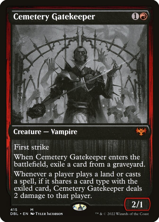 Porteiro do Sepulcrário / Cemetery Gatekeeper - Magic: The Gathering - MoxLand