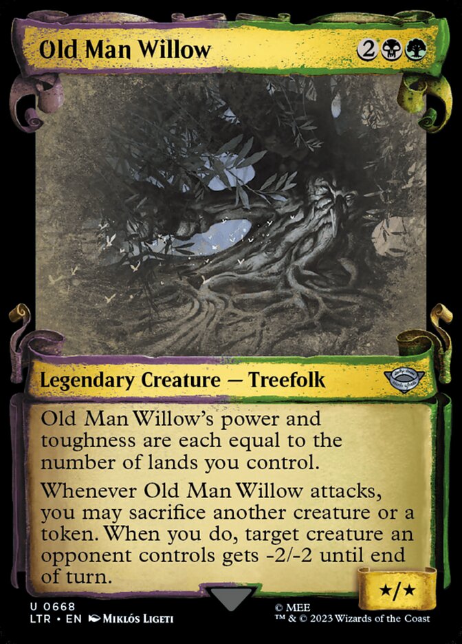 Velho Salgueiro-homem / Old Man Willow - Magic: The Gathering - MoxLand