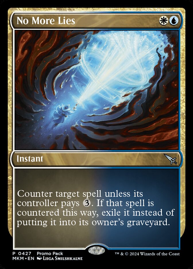 Chega de Mentiras / No More Lies - Magic: The Gathering - MoxLand