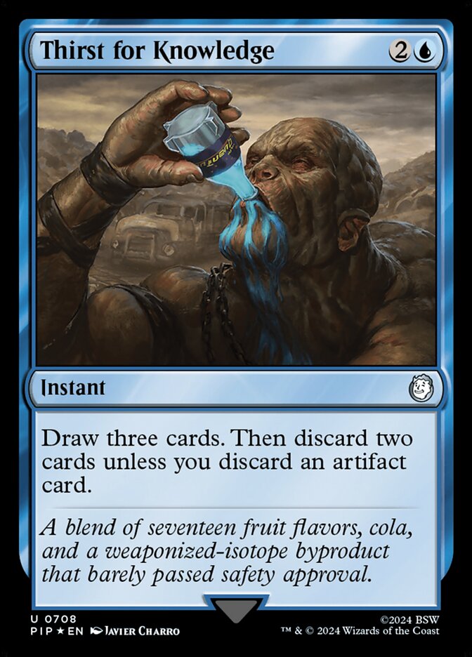 Sede por Conhecimento / Thirst for Knowledge - Magic: The Gathering - MoxLand