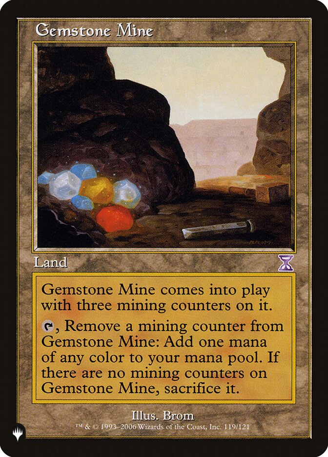 Mina de Pedras Preciosas / Gemstone Mine - Magic: The Gathering - MoxLand
