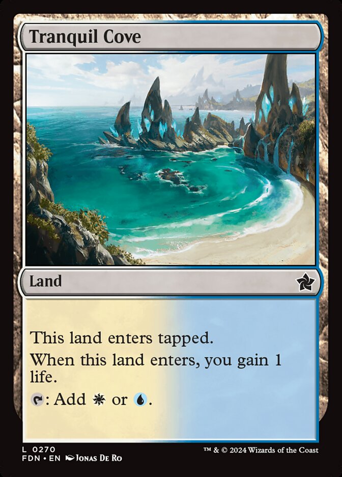 Angra Tranquila / Tranquil Cove - Magic: The Gathering - MoxLand