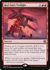 Crepúsculo do Sol Vermelho / Red Sun's Twilight - Magic: The Gathering - MoxLand