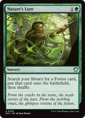 Sabedoria da Natureza / Nature's Lore - Magic: The Gathering - MoxLand