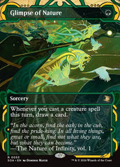 Relance da Natureza / Glimpse of Nature - Magic: The Gathering - MoxLand