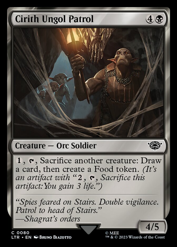 Patrulha de Cirith Ungol / Cirith Ungol Patrol - Magic: The Gathering - MoxLand