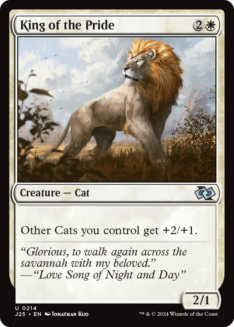 Rei do Bando / King of the Pride - Magic: The Gathering - MoxLand