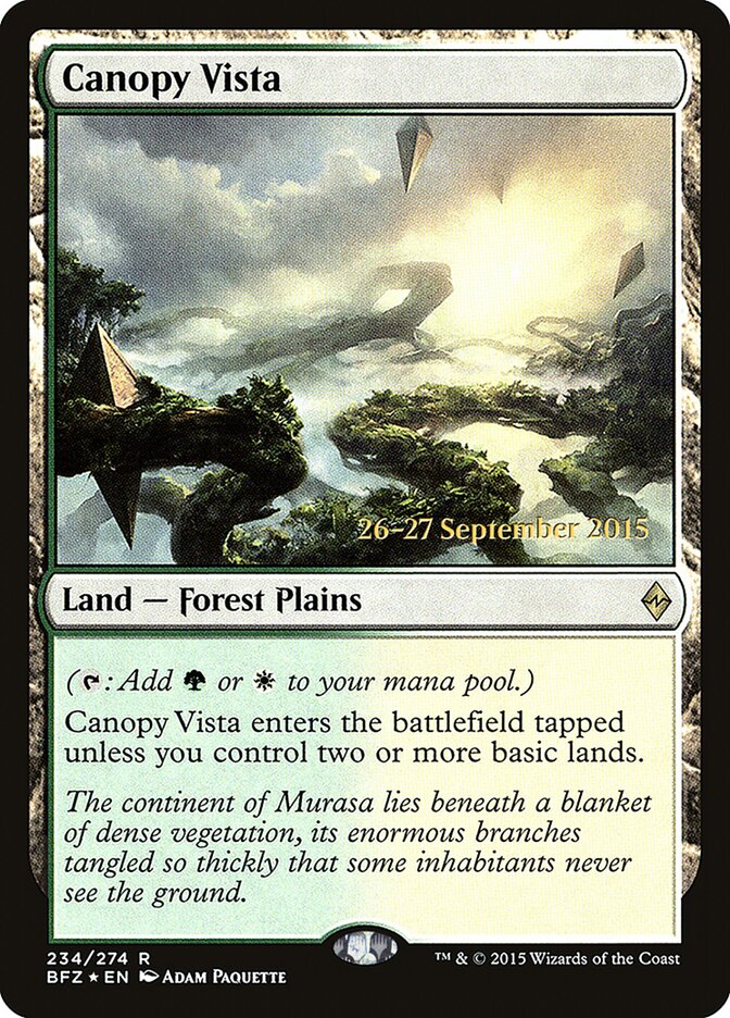 Vista do Dossel / Canopy Vista - Magic: The Gathering - MoxLand