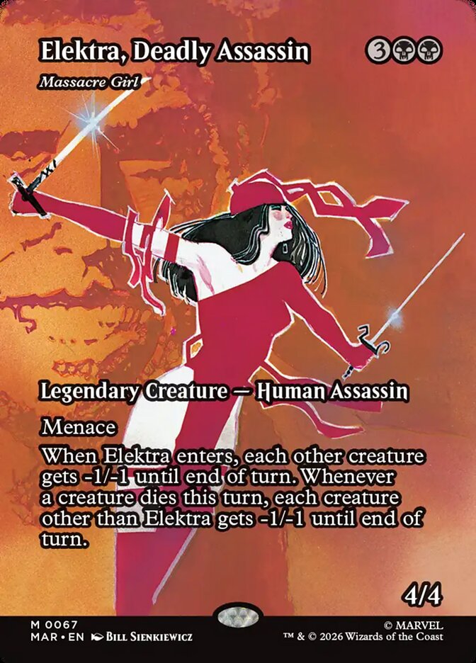 Elektra, Deadly Assassin - Magic: The Gathering - MoxLand