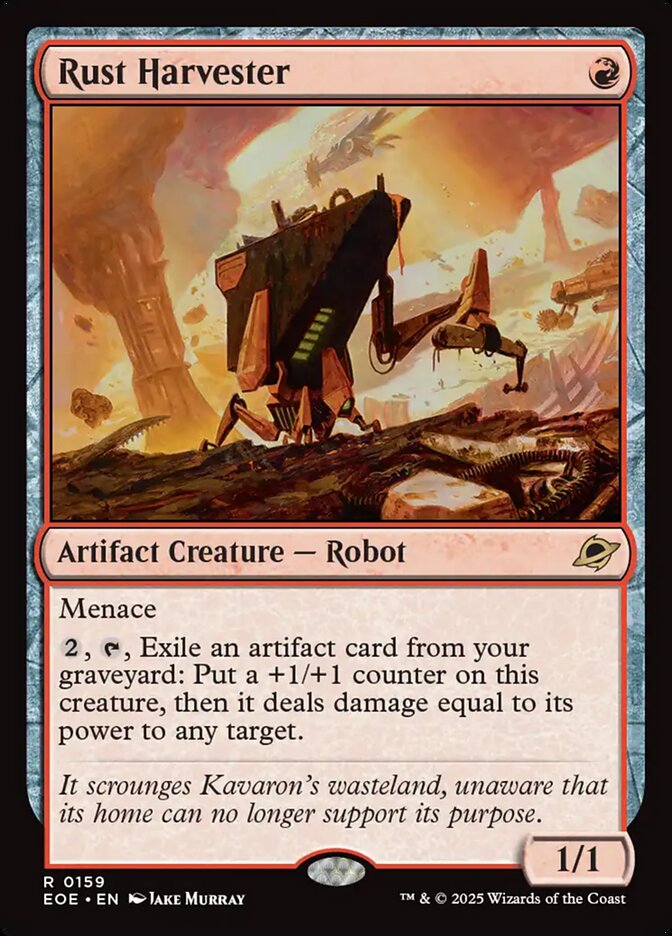 Colhedor de Ferrugem / Rust Harvester - Magic: The Gathering - MoxLand