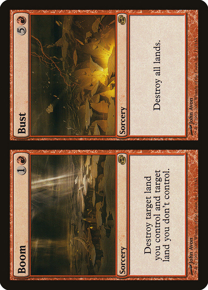 Arrebentar / Retumbar / Boom / Bust - Magic: The Gathering - MoxLand
