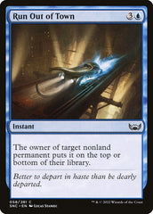 Fuga da Cidade / Run Out of Town - Magic: The Gathering - MoxLand