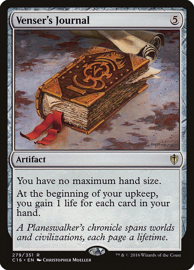 Diário de Venser / Venser's Journal - Magic: The Gathering - MoxLand