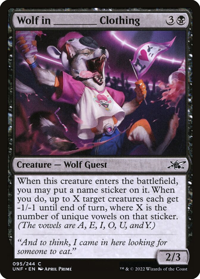 Wolf in _____ Clothing - Magic: The Gathering - MoxLand
