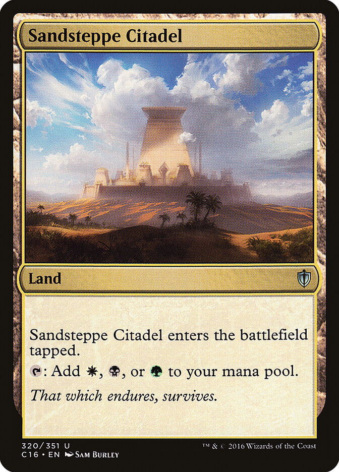 Cidadela da Estepe Arenosa / Sandsteppe Citadel - Magic: The Gathering - MoxLand