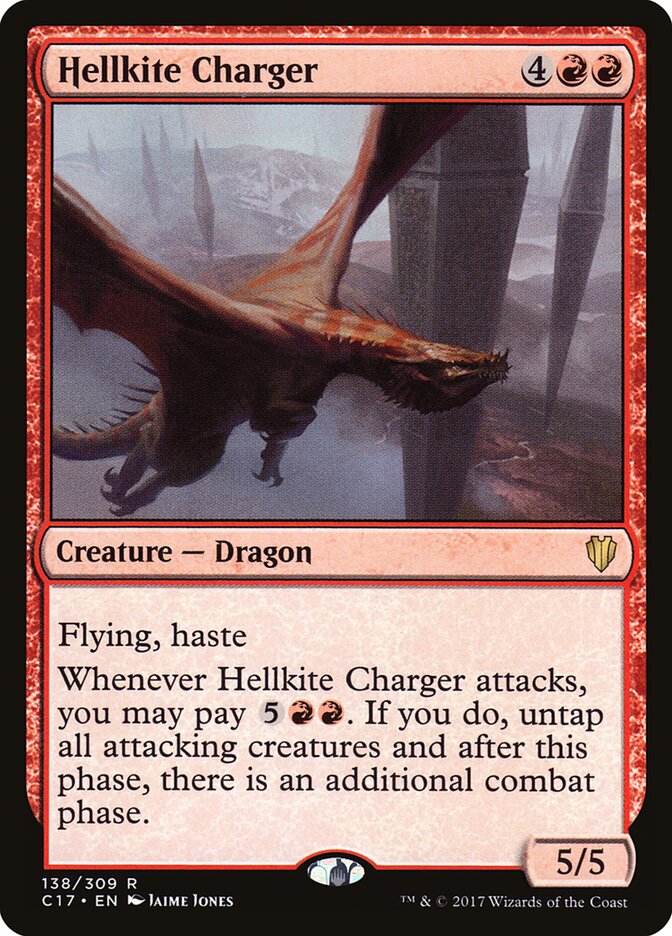 Dragão Avérneo Atacante / Hellkite Charger - Magic: The Gathering - MoxLand