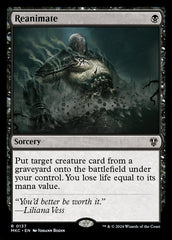 Reanimar / Reanimate - Magic: The Gathering - MoxLand