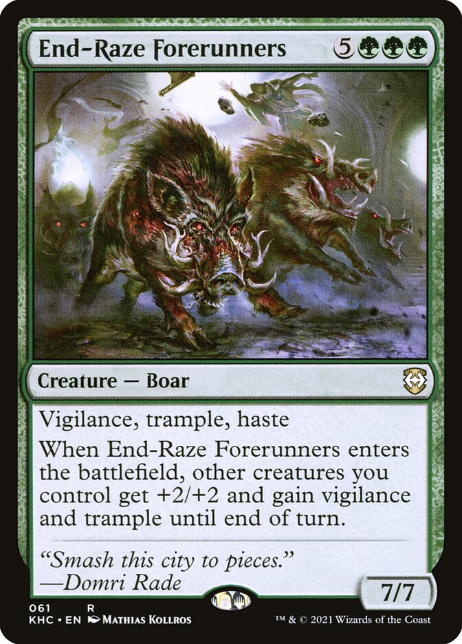 Pioneiros do Arrasamento Final / End-Raze Forerunners - Magic: The Gathering - MoxLand