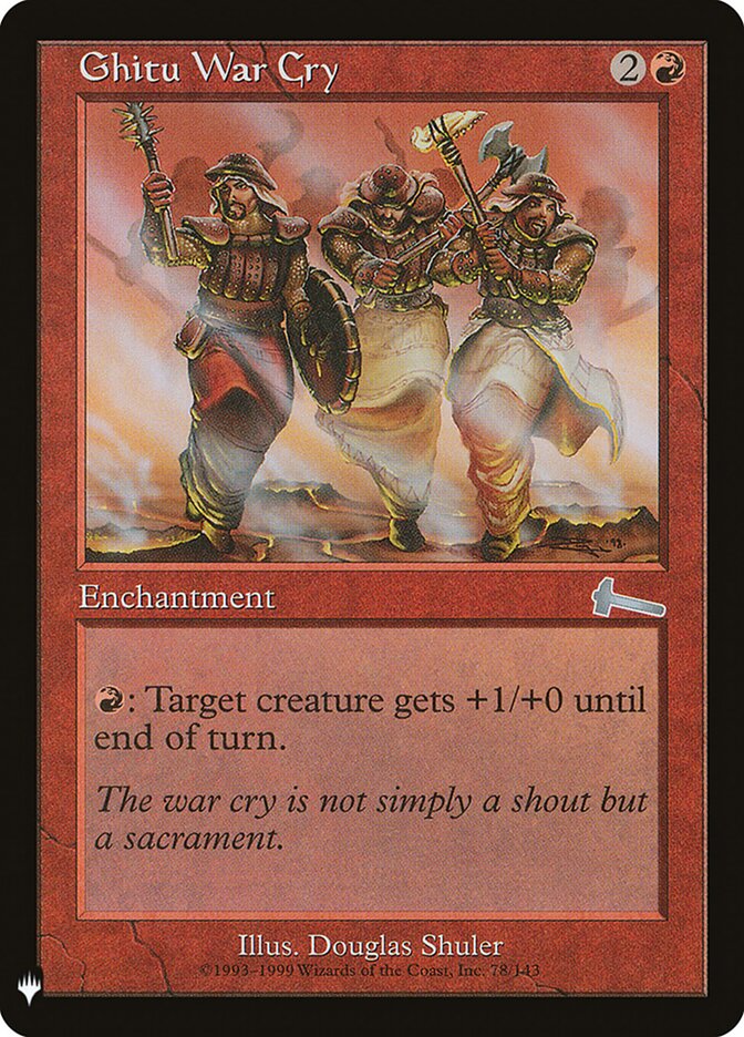 Grito de Guerra Ghitu / Ghitu War Cry - Magic: The Gathering - MoxLand