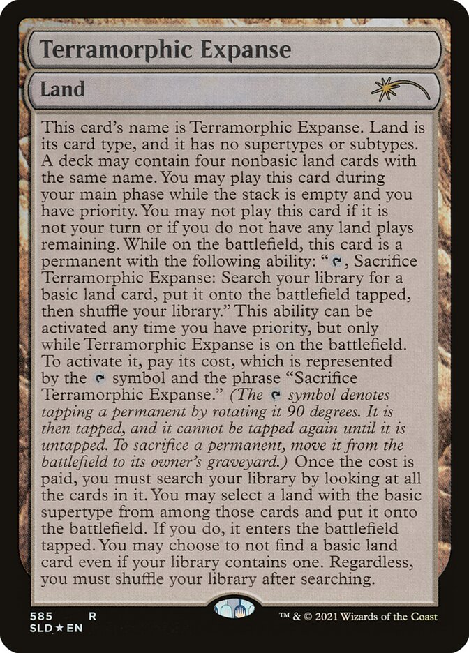 Vastidão Morfoterrena / Terramorphic Expanse - Magic: The Gathering - MoxLand