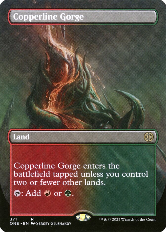 Desfiladeiro da Linha de Cobre / Copperline Gorge - Magic: The Gathering - MoxLand