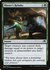 Repreensão da Mestra / Master's Rebuke - Magic: The Gathering - MoxLand