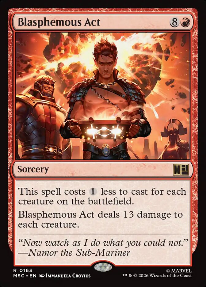 Ato Blasfemo / Blasphemous Act - Magic: The Gathering - MoxLand