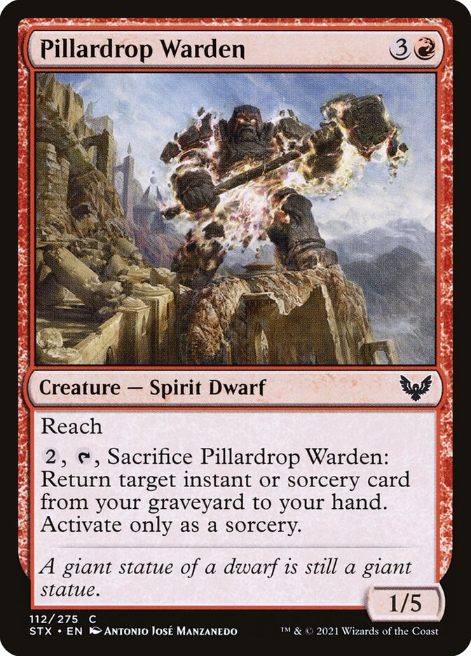 Guardião de Pilarcipício / Pillardrop Warden - Magic: The Gathering - MoxLand