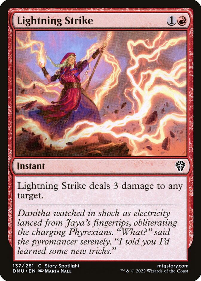 Golpe Relampejante / Lightning Strike - Magic: The Gathering - MoxLand