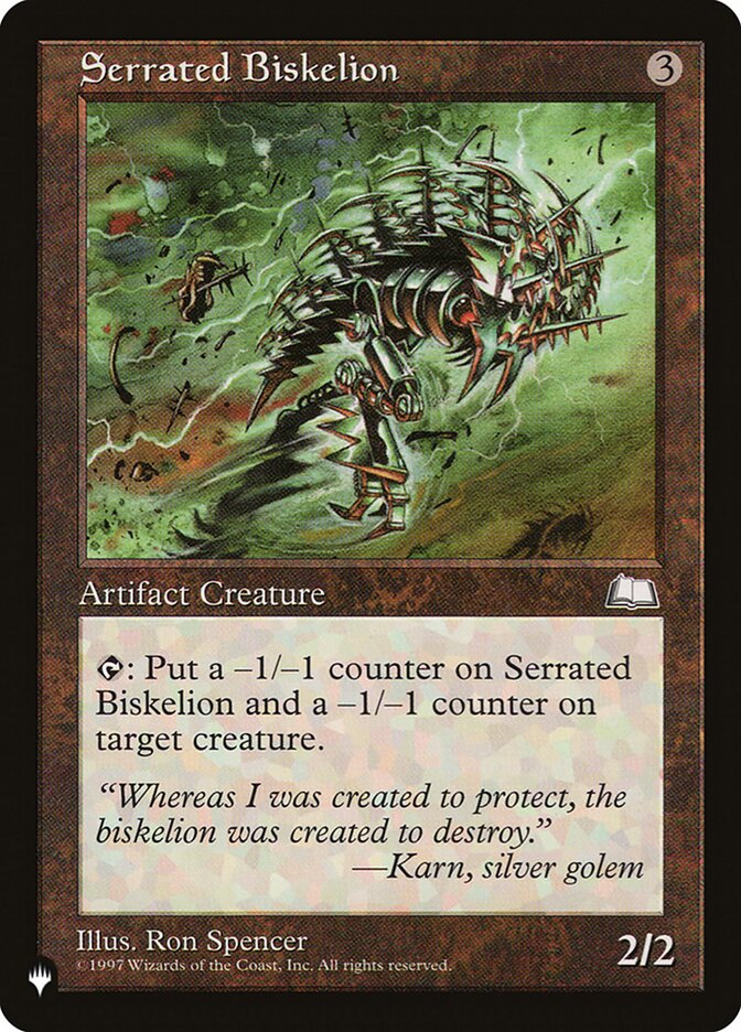 Bíscele Serrilhado / Serrated Biskelion - Magic: The Gathering - MoxLand