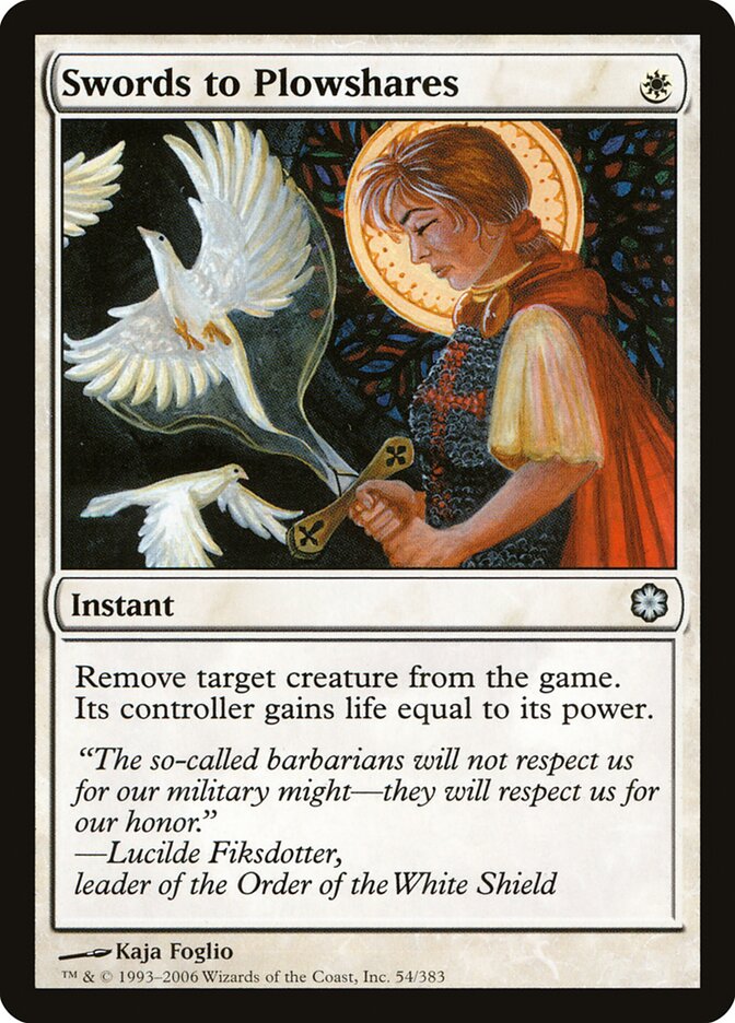 Espadas em Arados / Swords to Plowshares - Magic: The Gathering - MoxLand