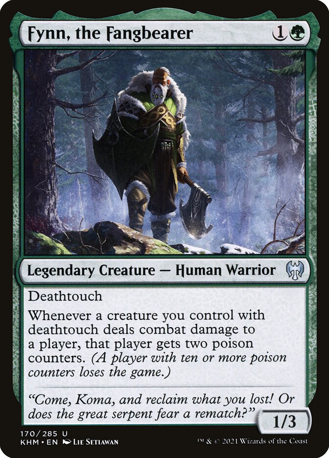 Fynn, o Portador da Presa / Fynn, the Fangbearer - Magic: The Gathering - MoxLand