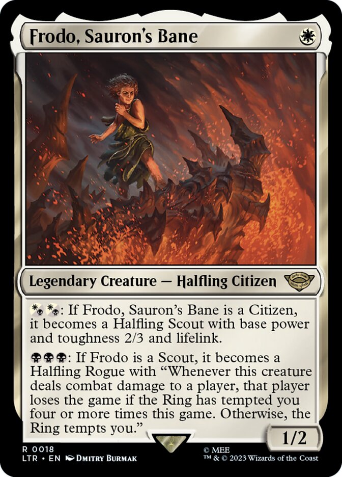 Frodo, Ruína de Sauron / Frodo, Sauron's Bane - Magic: The Gathering - MoxLand