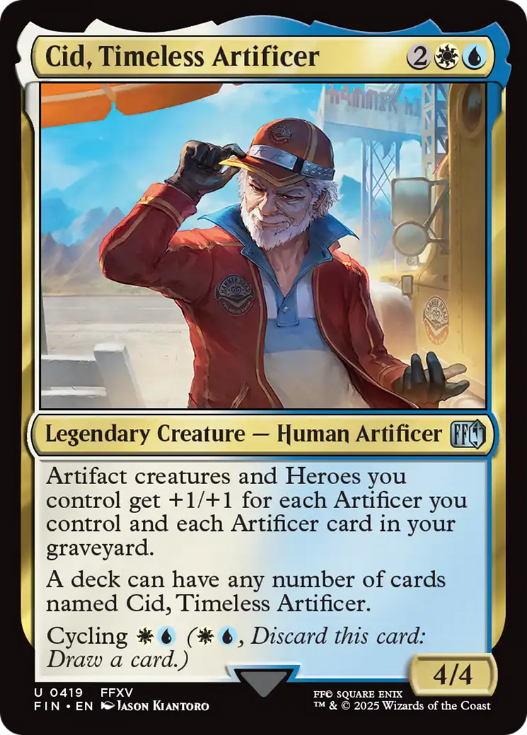 Cid, Artífice Atemporal / Cid, Timeless Artificer - Magic: The Gathering - MoxLand