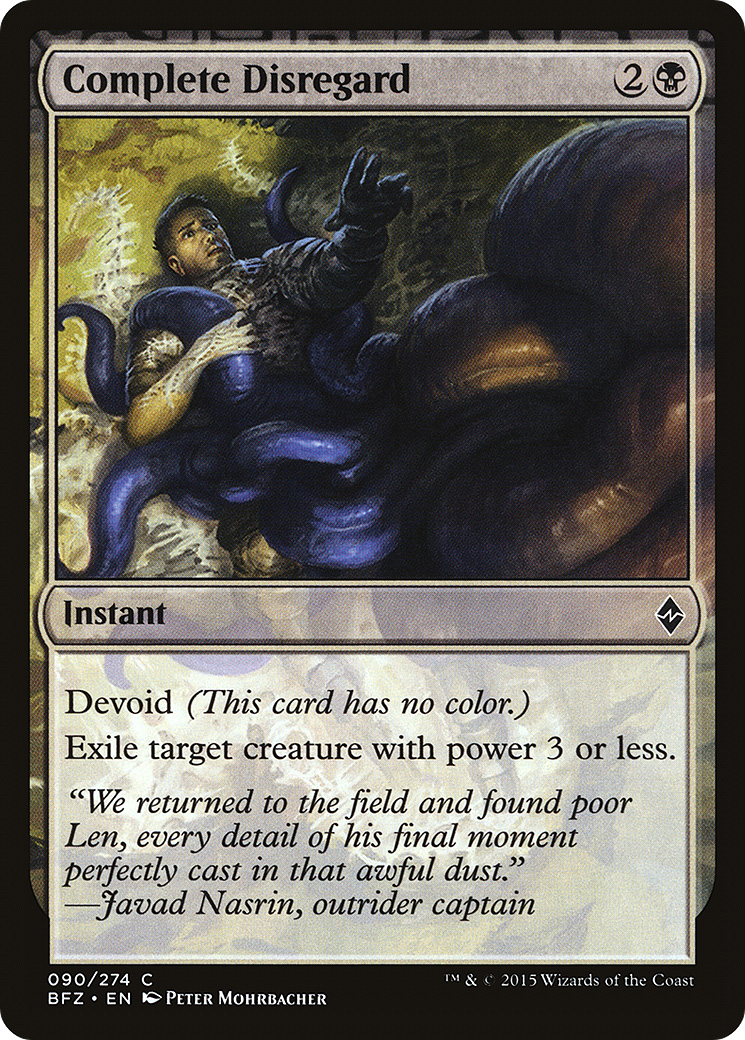 Negligência Completa / Complete Disregard - Magic: The Gathering - MoxLand