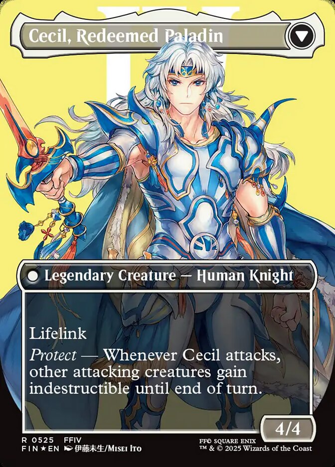 Cecil, Cavaleiro das Trevas / Cecil, Dark Knight - Magic: The Gathering - MoxLand