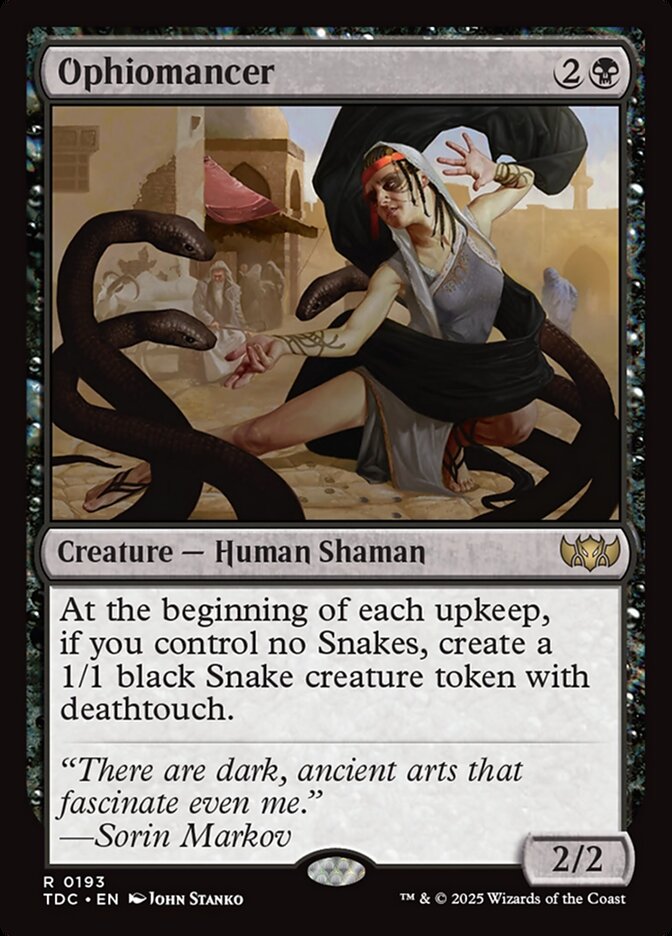 Ofiomante / Ophiomancer - Magic: The Gathering - MoxLand