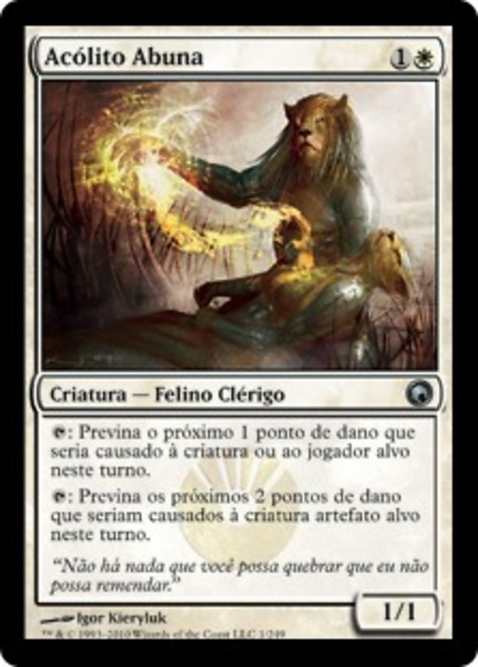 Acólito Abuna / Abuna Acolyte - Magic: The Gathering - MoxLand