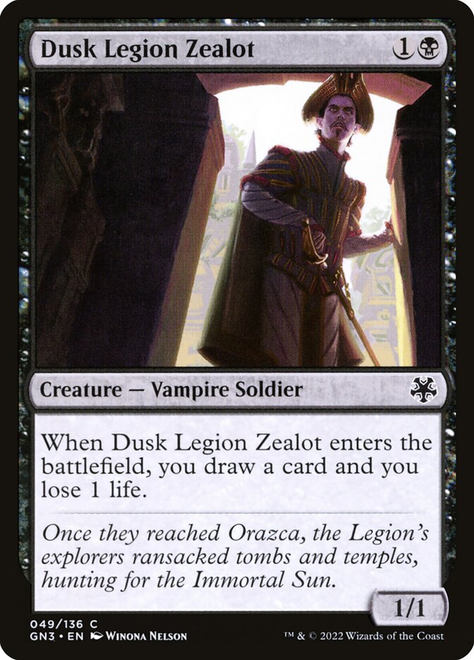 Zelote da Legião do Crepúsculo / Dusk Legion Zealot - Magic: The Gathering - MoxLand