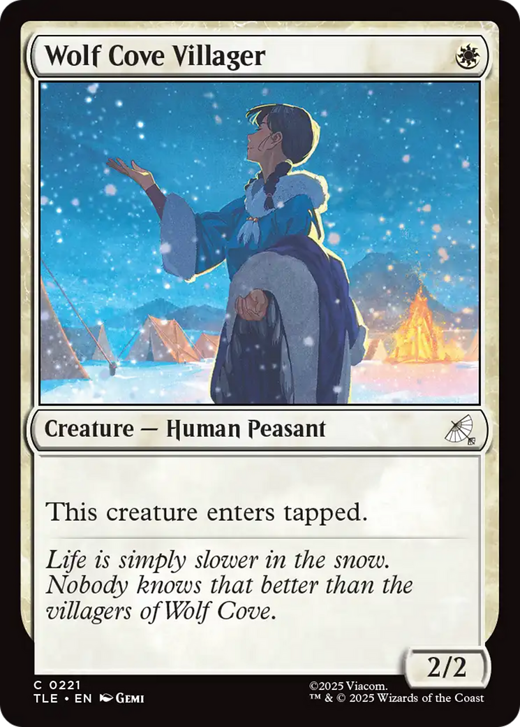 Aldeã da Baía do Lobo / Wolf Cove Villager - Magic: The Gathering - MoxLand