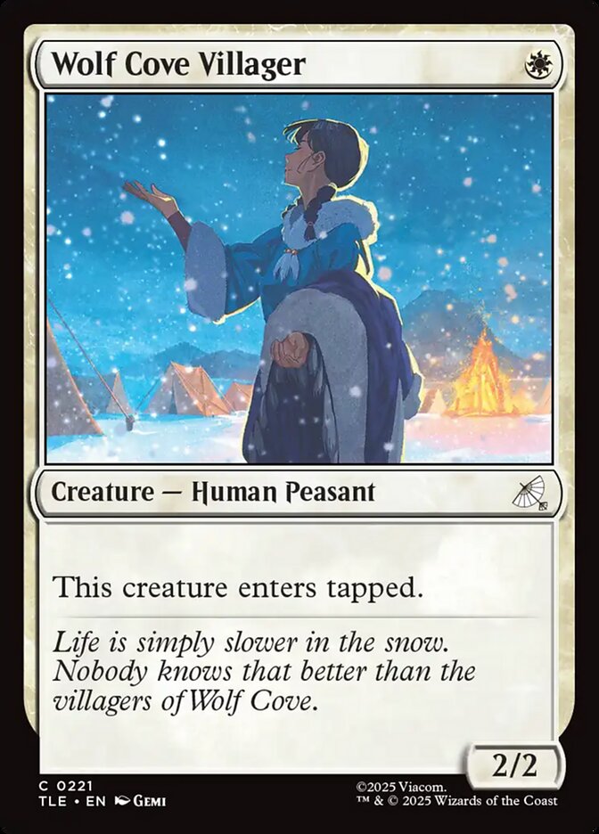 Aldeã da Baía do Lobo / Wolf Cove Villager - Magic: The Gathering - MoxLand
