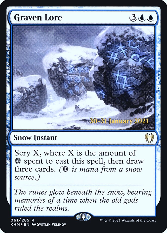 Conhecimento Gravado / Graven Lore - Magic: The Gathering - MoxLand