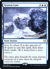 Conhecimento Gravado / Graven Lore - Magic: The Gathering - MoxLand