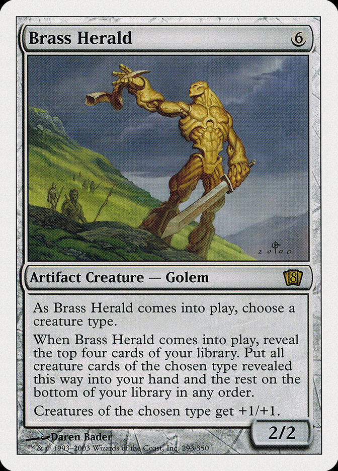 Arauto de Bronze / Brass Herald - Magic: The Gathering - MoxLand