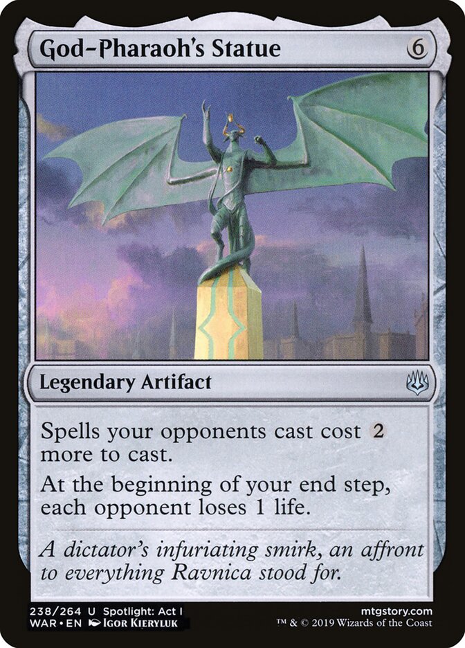 Estátua do Faraó-deus / God-Pharaoh's Statue - Magic: The Gathering - MoxLand
