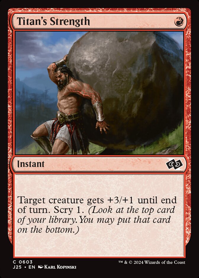 Força de Titã / Titan's Strength - Magic: The Gathering - MoxLand
