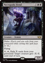 Demônio da Necrópole / Necropolis Fiend - Magic: The Gathering - MoxLand