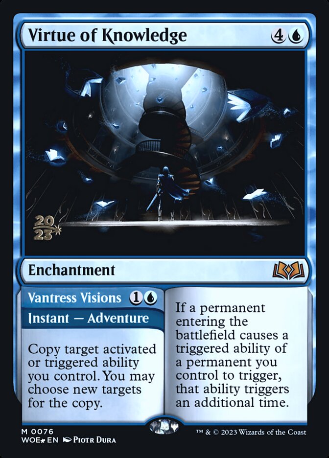 Virtue of Knowledge / Vantress Visions - Magic: The Gathering - MoxLand